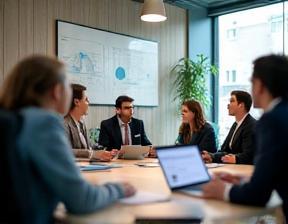 Consulting RH : réunion stratégique dans un bureau moderne à Paris